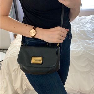 Marc by Marc Jacobs Small Black Leather Crossbody